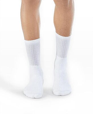 Jockey 7390 Men's Modal Cotton Stretch Crew Length Socks with Stay Fresh Treatment