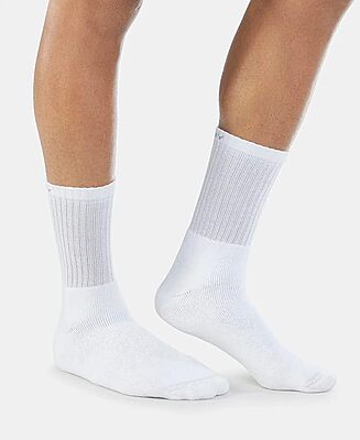 Jockey 7390 Men's Modal Cotton Stretch Crew Length Socks with Stay Fresh Treatment