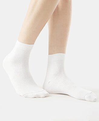 Jockey 7396 Men's Modal Cotton Stretch Ankle Length Socks with Stay Fresh Treatment