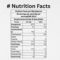 Jowar (జొన్న) Idly & Dosa Batter Jowar (జొన్న) Idly & Dosa Batter