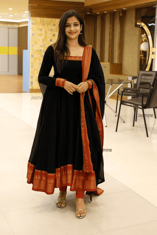 Hrithika - हृतिक ( Narayanpet long gown material )