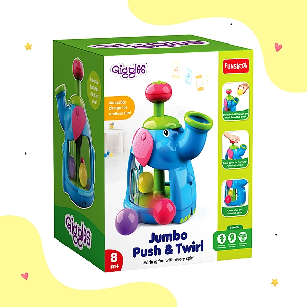 Funskool - Jumbo Push And Twirl