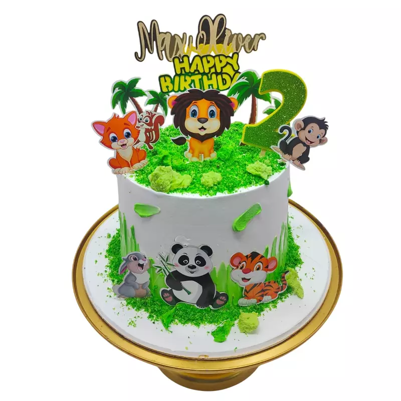 Jungle Theme Cake