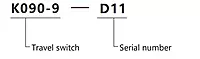 SiRON K090-9-D11~D22 Series Travel Switch