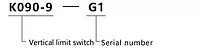 SiRON K090-9-G Series Vertical Limit Switch