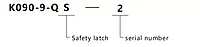 SiRON K090-9-QS-2 Safety Latch Hight Safety Long Life