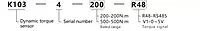 SiRON K103-4 Series Dynamic Torque Sensor