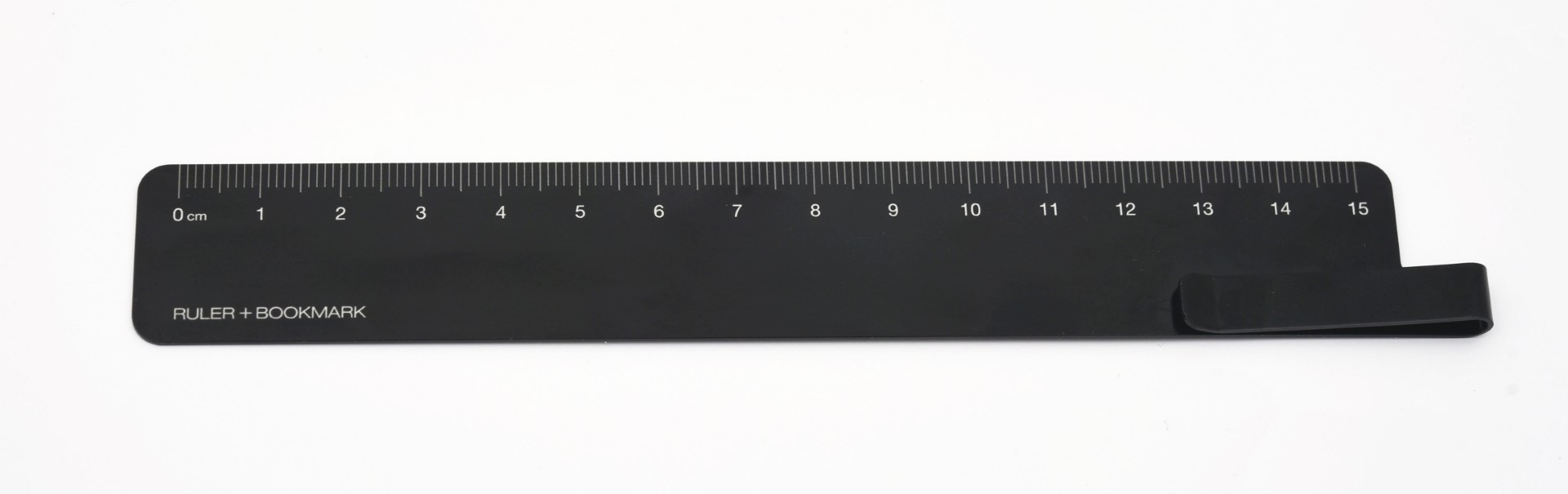 Kaco Ruma Metal Bookmark Ruler Black