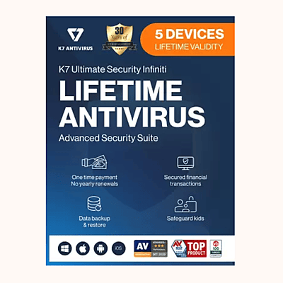 K7 Ultimate Security (5pc) (Lifetime) Key / email