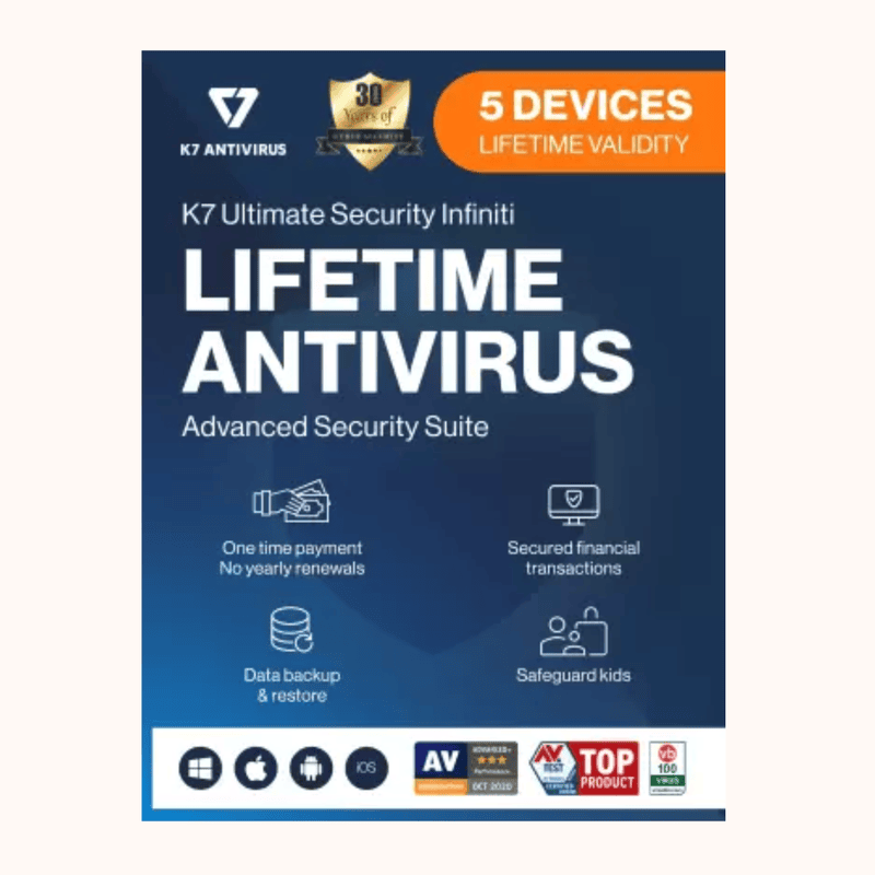 K7 Ultimate Security (5pc) (Lifetime) Key / email