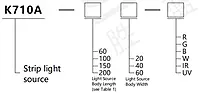 SiRON K710A Series Strip Light Source