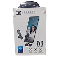 K9 Wireless Microphone Set – High-Quality Sound | Rechargeable | Portable