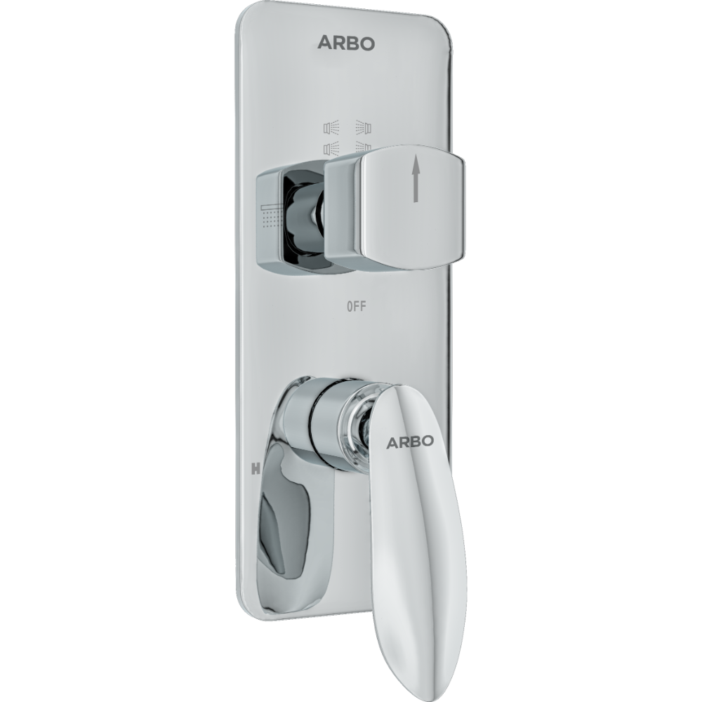 Kia Exposed Part Kit For 2 Inlet 3 Outlet Single Lever High Flow Diverter