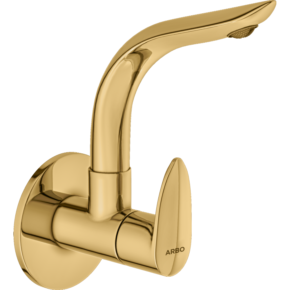 Kia Sink Cock With Swinging Spout With Wall Flange