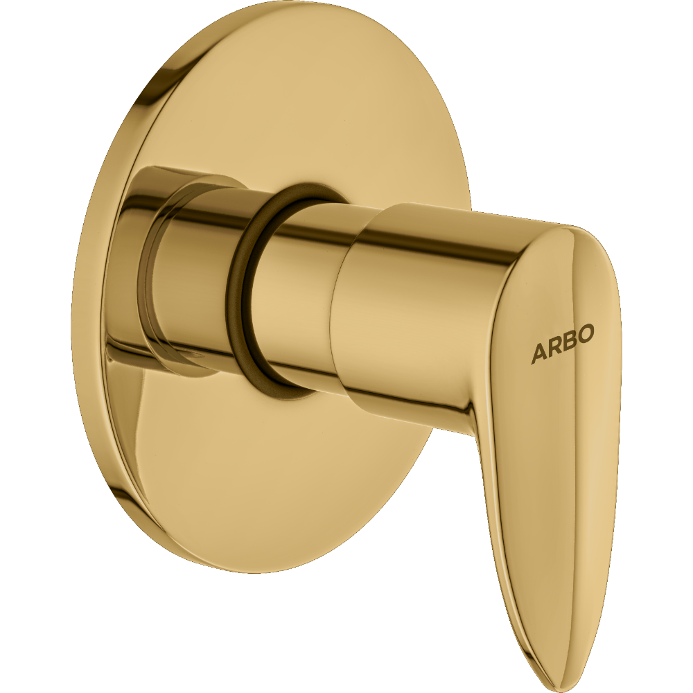 Kia Exposed Part Kit Of Concealed Stop Cock & Flush Cock With Fitting Sleeve, Operating Lever & Adjustable Wall Flange