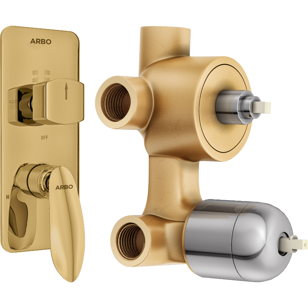 Kia 2 Inlet 3 Outlet High Flow Diverter Body With Upper Part Set