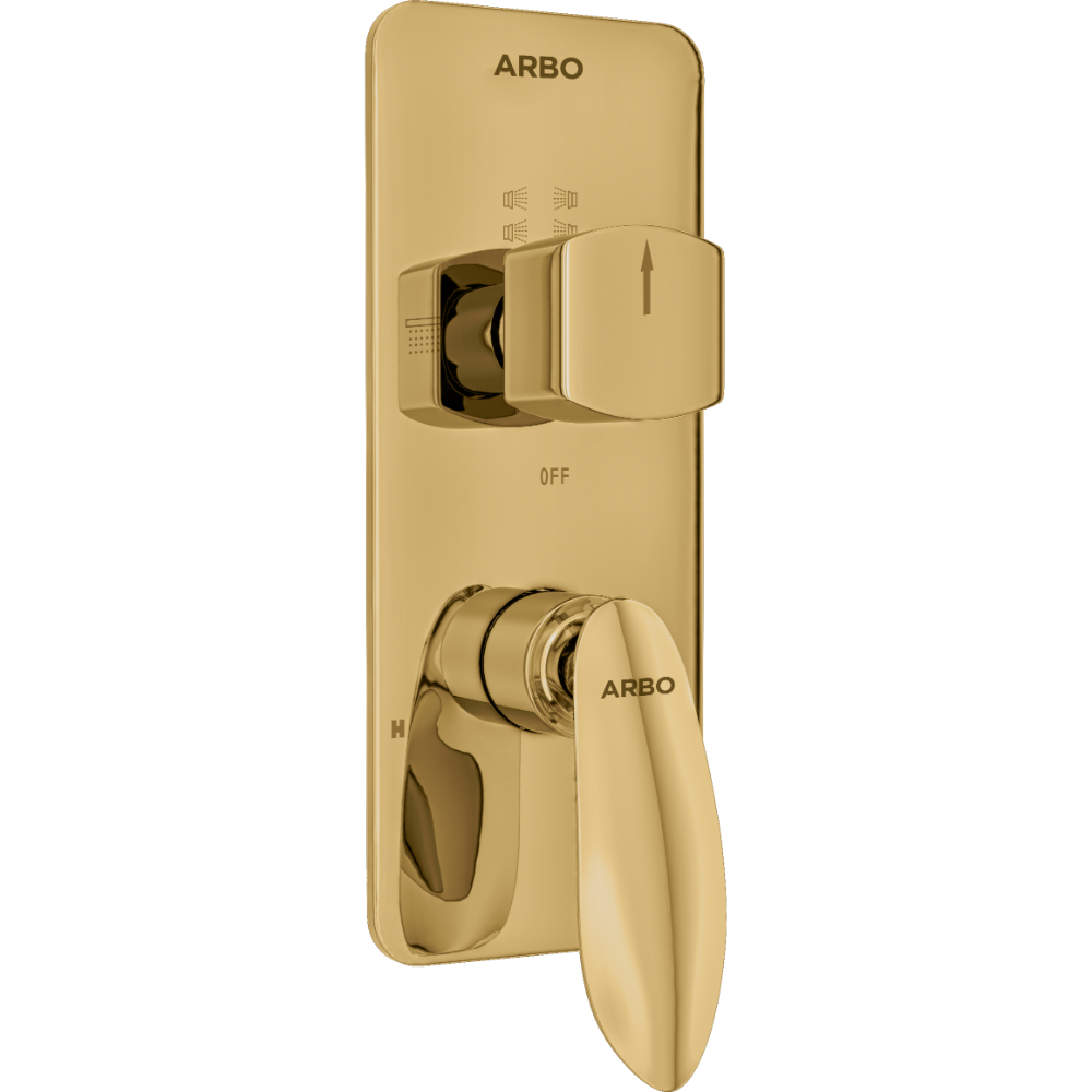 Kia Exposed Part Kit For 2 Inlet 3 Outlet Single Lever High Flow Diverter