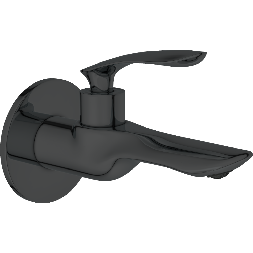 Kia Long Nose Bib Tap With Wall Flange