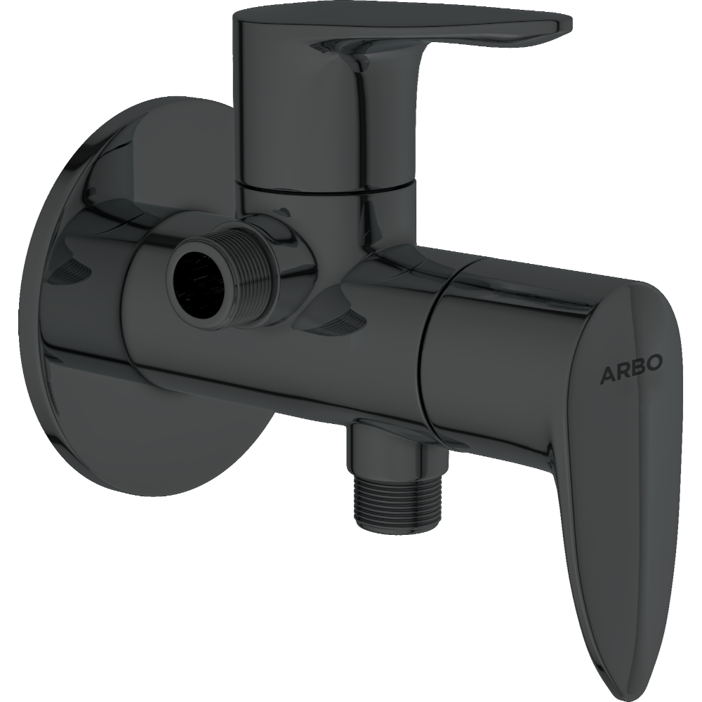 Kia 2 Way Angle Cock With Wall Flange