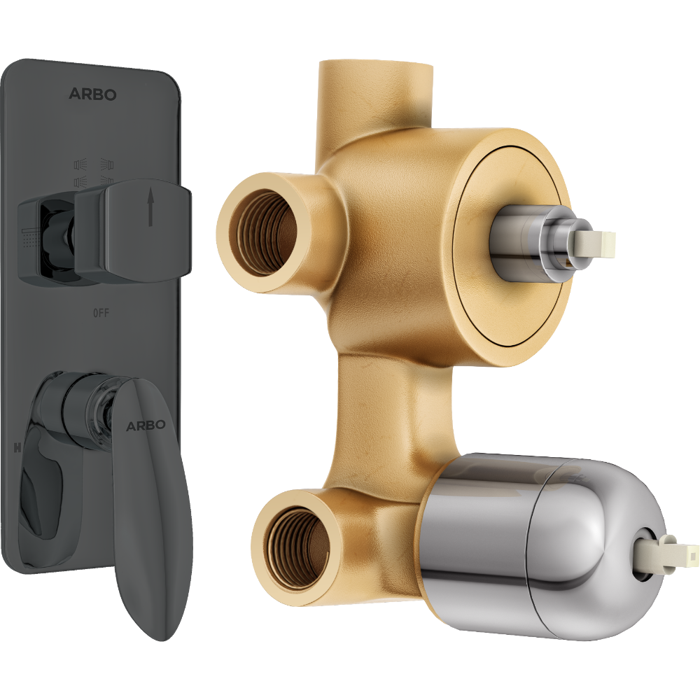 Kia 2 Inlet 3 Outlet High Flow Diverter Body With Upper Part Set