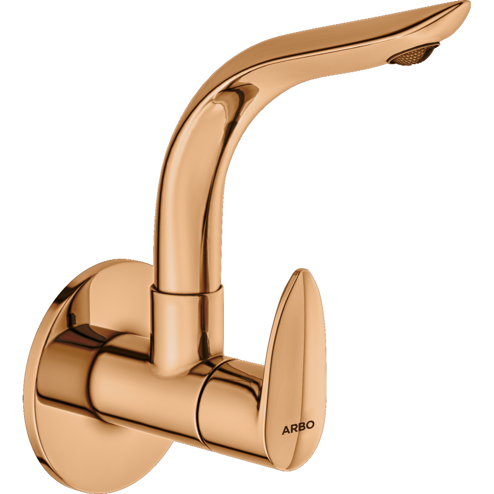 Kia Sink Cock With Swinging Spout With Wall Flange