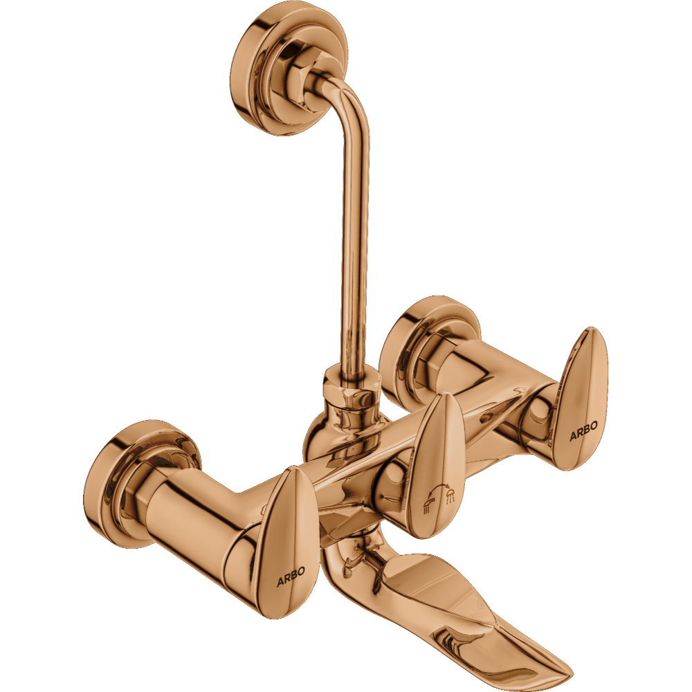 Kia Wall Mixer 2 In 1 With Connecting Legs With Wall Flange