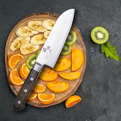 KAI SS Blade Benifuji 165mm Santoku Kitchen/vegetable Knife – Razor-Sharp Japanese Stainless Steel, Ideal for Everyday Cooking