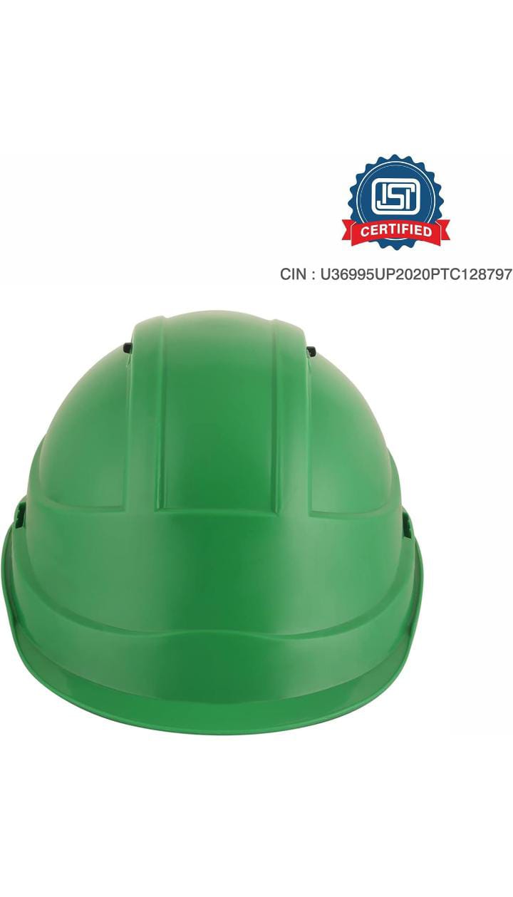 Safety He lmet With Protective Peak, Ventilators and Ratchet Type Adjustment, PN542