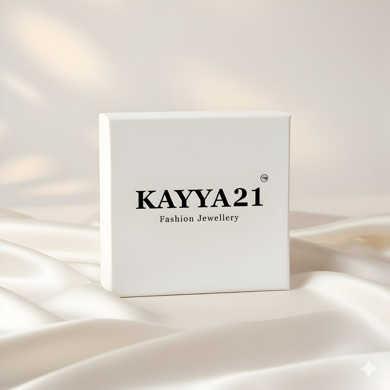 KAYYA21 Gold-Plated Crystal Studded Openable Kada – Stainless Steel | Anti-Tarnish | Pack of 1