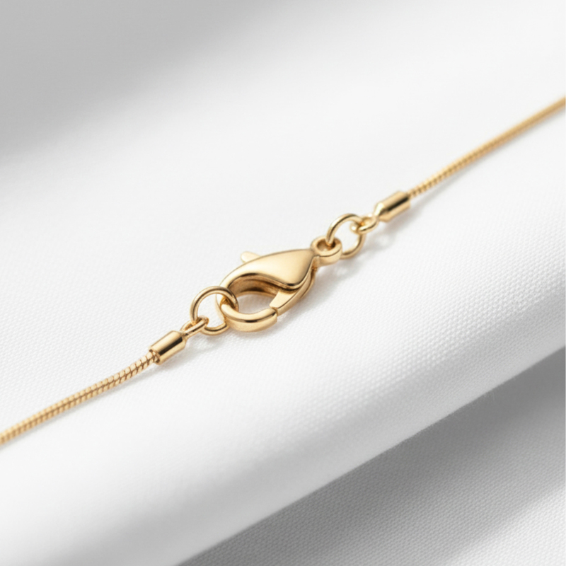 KAYYA21 | Gold-Plated Enamel Floral Pendant Necklace | Pack of 1