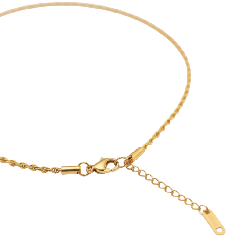 KAYYA21 Gold-Plated Teardrop Pendant Necklace – Stainless Steel | Anti-Tarnish, Lightweight | Pack of 1