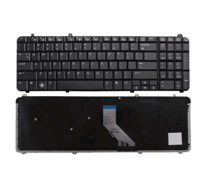 HP DV6 1000 Laptop Keyboard: A sleek, responsive keyboard designed for comfort and efficiency. Features full-size keys, backlighting, and a durable design for everyday use. Perfect for typing!
