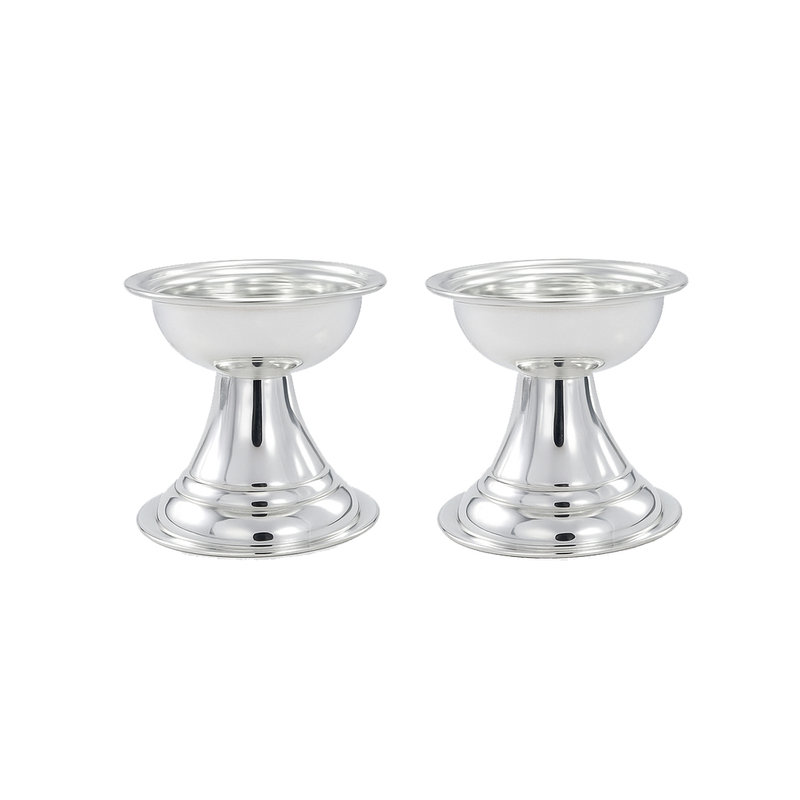 Silver Kerala Diya Set