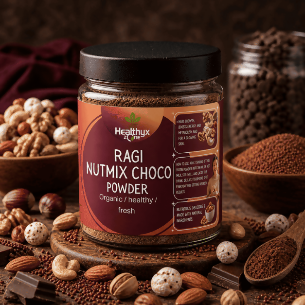 Ragi Nutmix Choco Powder | Healthyx Zone