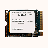 KIOXIA SSD 512GB M.2 2230 30mm NVMe PCIe 4.0 (KBG50ZNV512G)