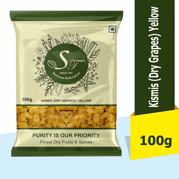 KISMIS YELLOW 100gms