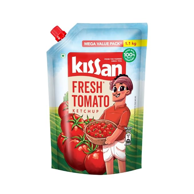 KISSAN FRESH TOMATO KETCHUP - 95G