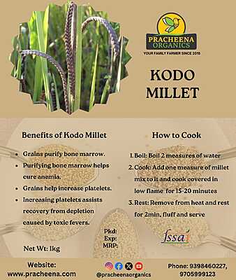millets(kodo millet-arikalu)(500gms,1kg)