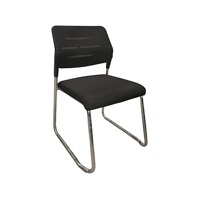 KR 303 Visitor Chair||Black||Office Chair