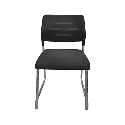 KR 303 Visitor Chair||Black||Office Chair