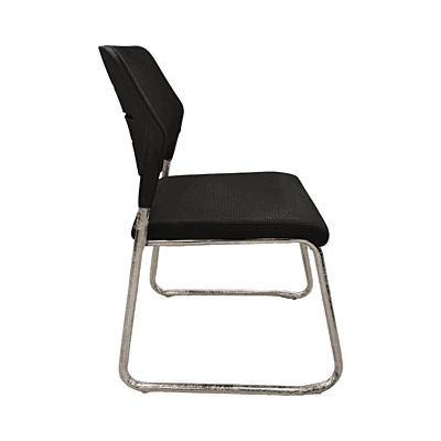 KR 303 Visitor Chair||Black||Office Chair