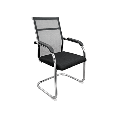KR 5831A Visitor Chair||Black||Office Chair