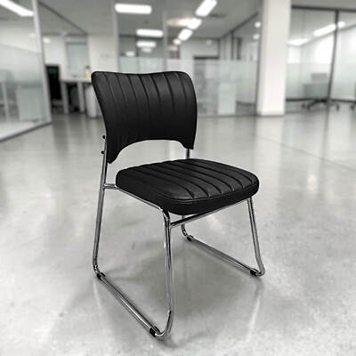 KR Flower Visitor Chair||Black||Office Chair