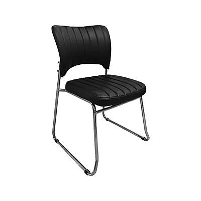 KR Flower Visitor Chair||Black||Office Chair