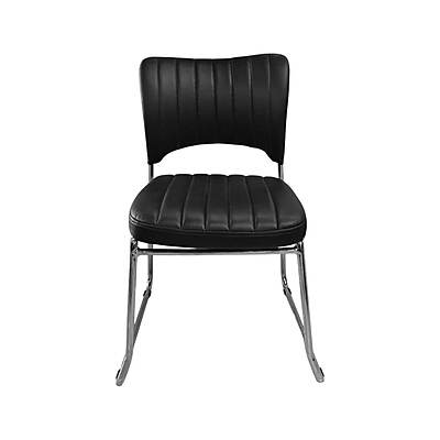 KR Flower Visitor Chair||Black||Office Chair