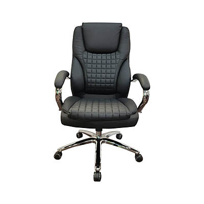 KR Seiko High Back Chair||Black||Office Chair