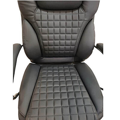 KR Seiko High Back Chair||Black||Office Chair