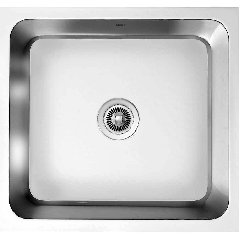 Single Bowl Kitchen Sink With Ceramic Coating (1mm)