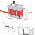 KST DS589MG V8.0 Mini Digital HV Metal Gear Servo 9.2Kgf.cm 0.08sec