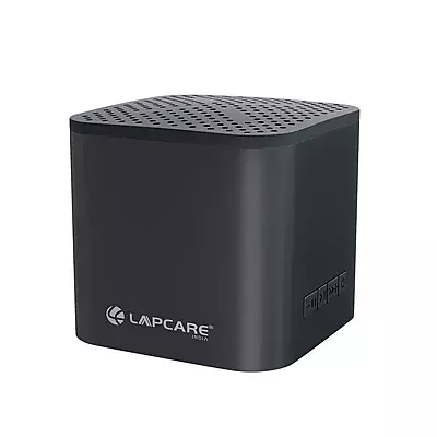 Kube III 5W Portable Bluetooth Speaker – Mic | 8H Playtime | TF Card | Black & Grey